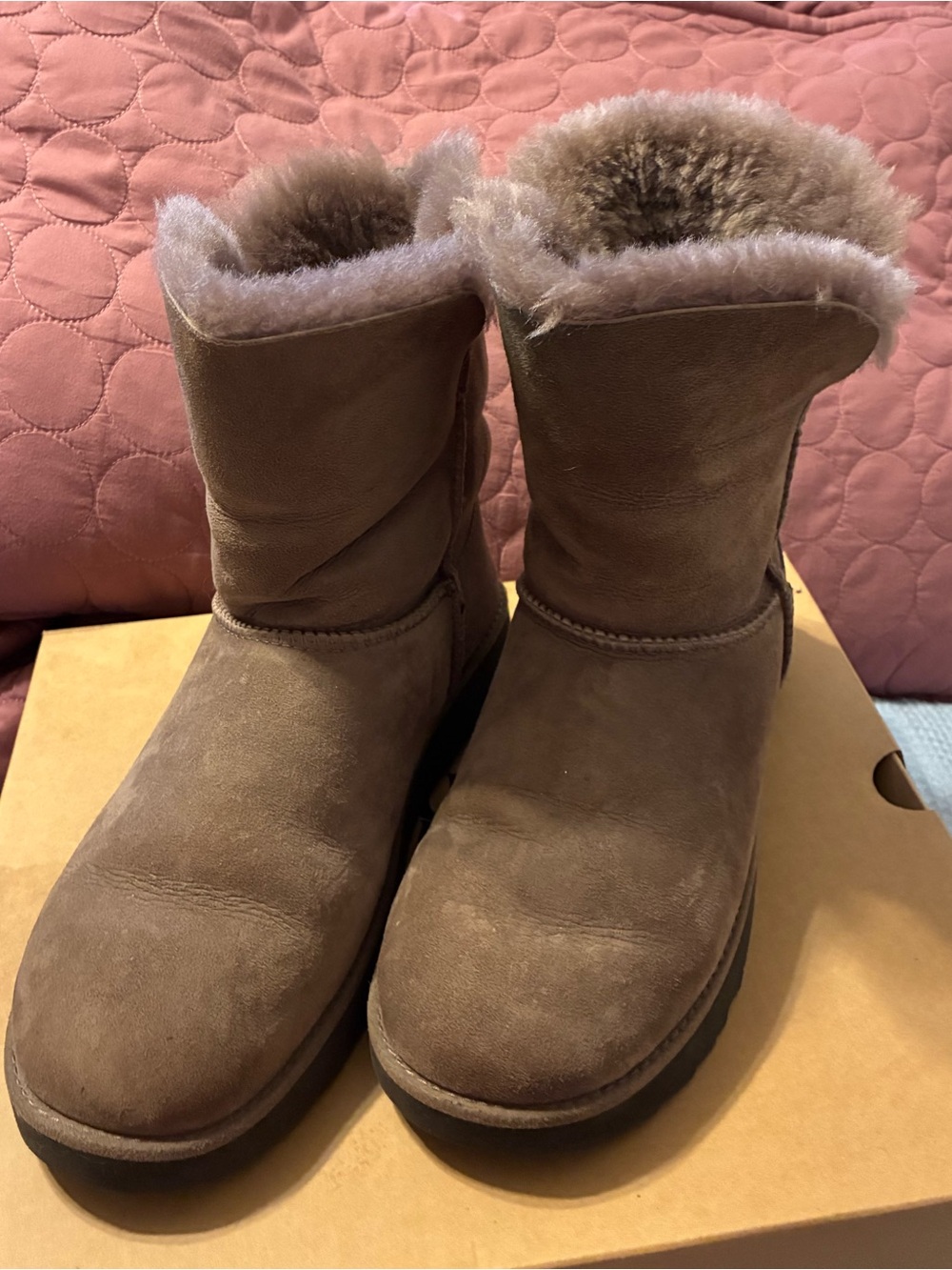 UGG Women's  Shearling-Lined Suede Winter Boots